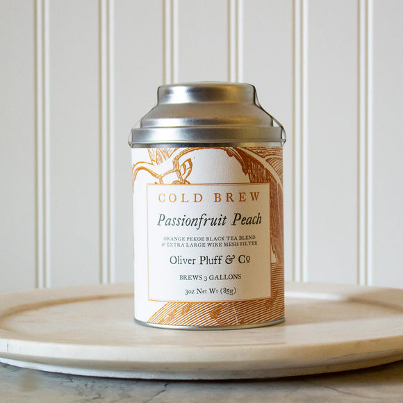 Passionfruit Peach Cold Brew by Oliver Pluff & Co.