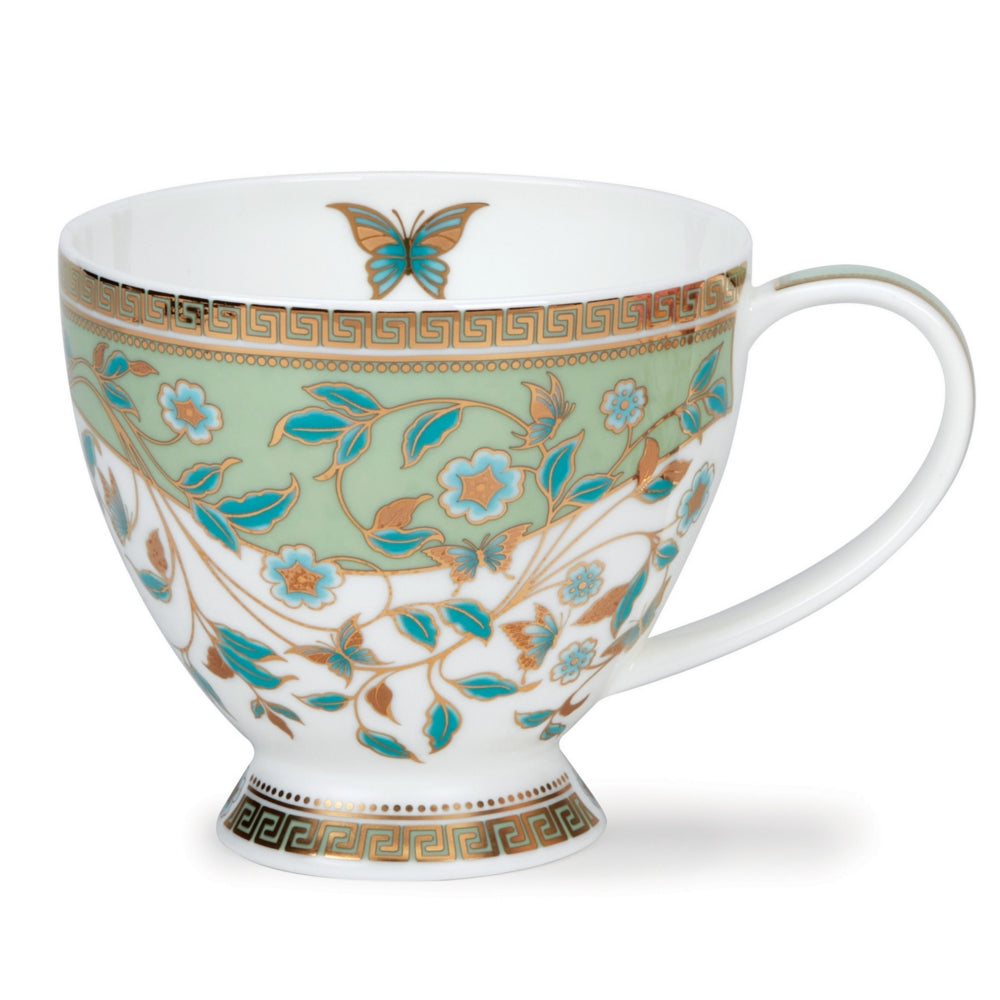 Dunoon Skye Secret Tazza In Fine Bone China – 0,45 Litri, Design Giardino Segreto, Altezza 103 Mm
