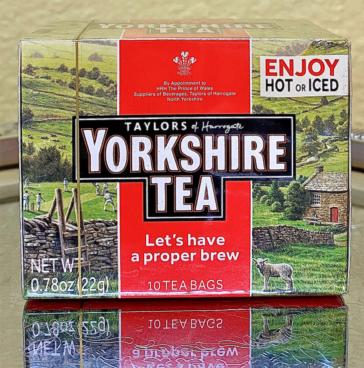 Yorkshire Tea, Red, 40 tea bags (125g) – Parthenon Foods