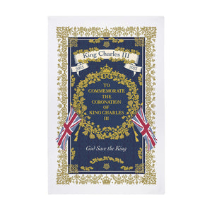 King Charles III Coronation Regal Tea Towel