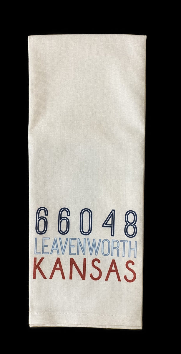 Zip Code Tea Towel Queen's Pantry Teas