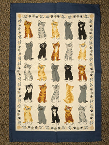 Kittens Arrived Tea Towel