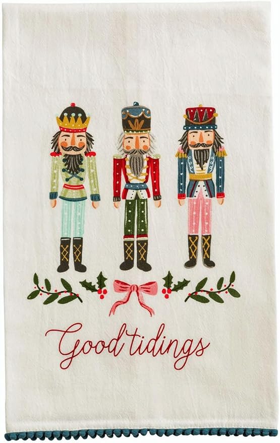 Nutcracker Christmas Tea Towel