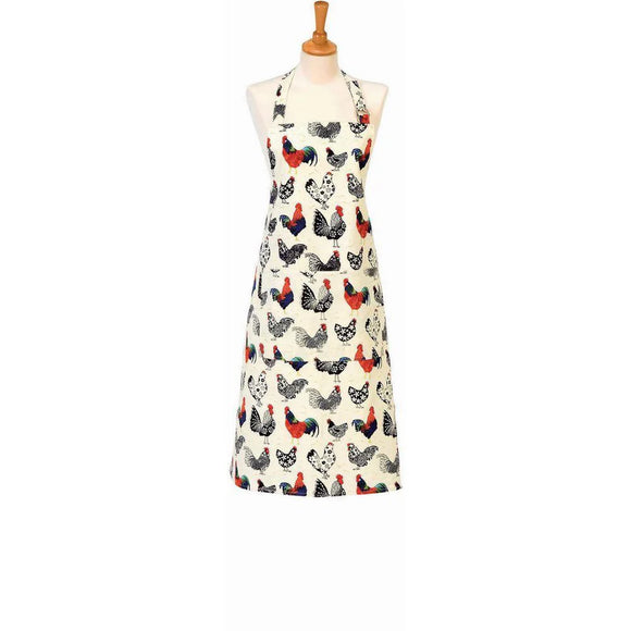 Rooster Cream Apron