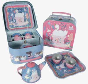 Children's Plastic or Tin Tea Set Collection