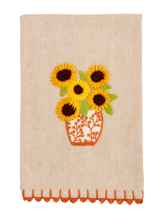 Sunflower Bouquet Tea Towel