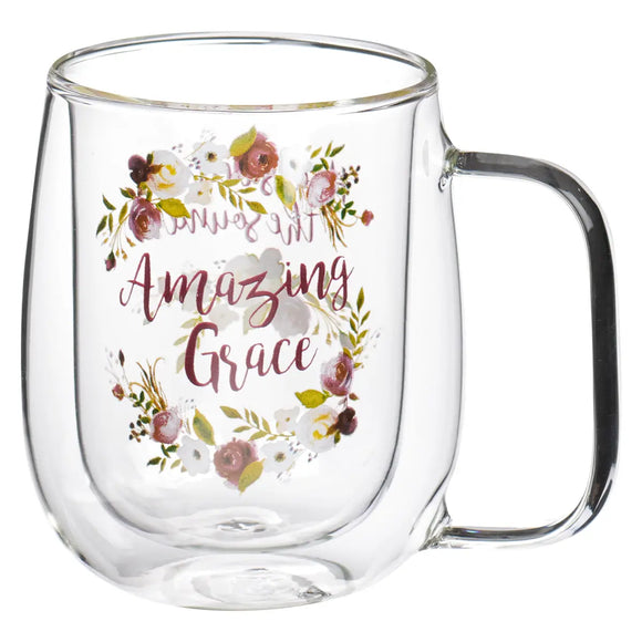 Amazing Grace Glass Mug