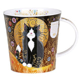 Dunoon Cairngorm Celestial Black & White Cat Mug
