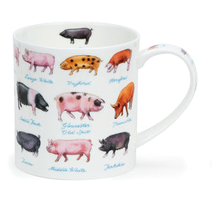 Dunoon Orkney Farm Pigs Mug