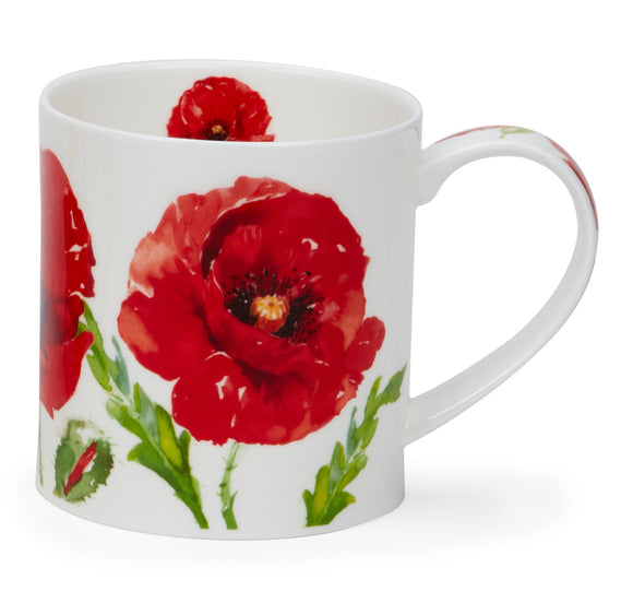 Dunoon Orkney Floral Blooms Poppy Mug