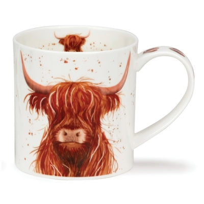 Dunoon Orkney Shaggy Tails Highland Cow Mug