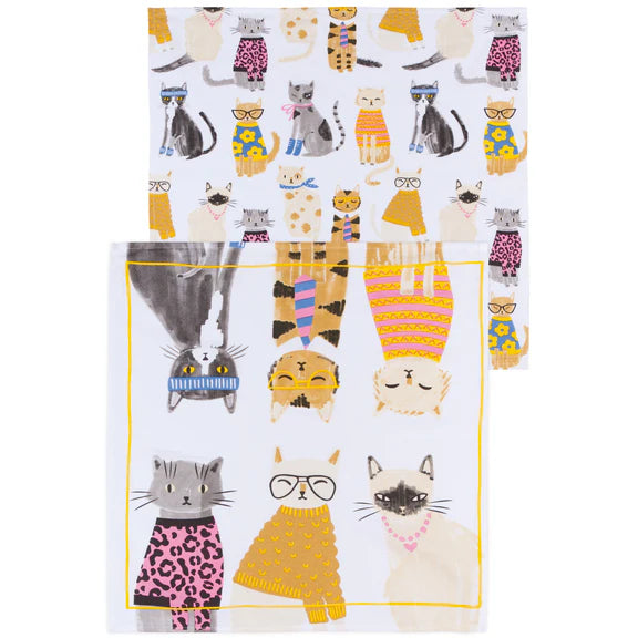 Floursack Feline Fine Tea Towel