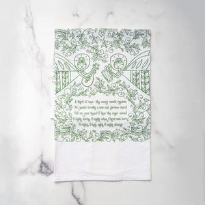 "O Holy Night" Hymn Tea Towel