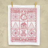 "We Wish You a Merry Christmas" Christmas Tea Towel