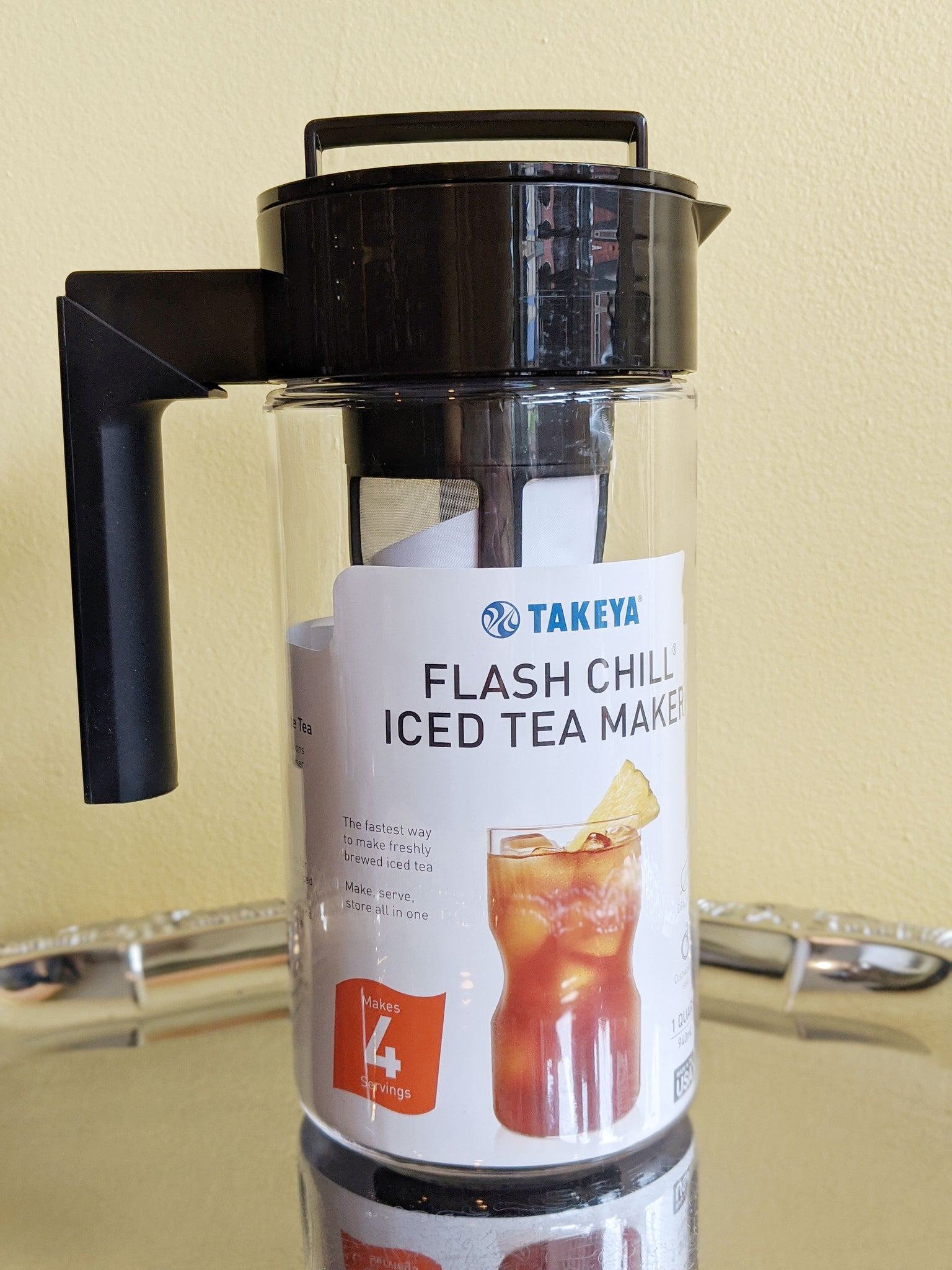 Takeya Iced Tea Maker, Flash Chill, 1 Quart