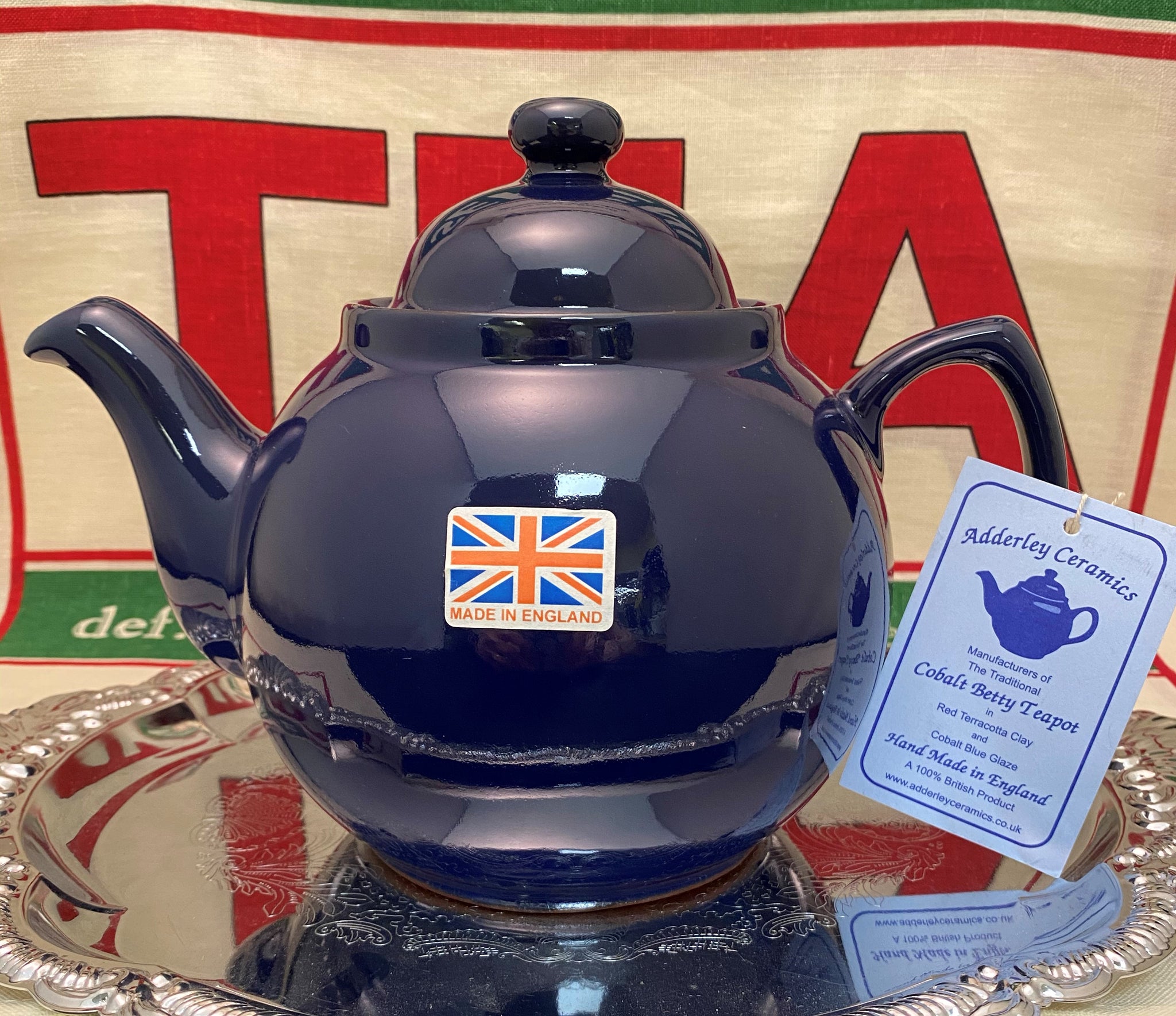 Cobalt Blue Betty Teapot