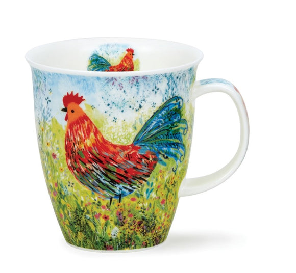 Dunoon Nevis Meadow Farm Rooster Mug
