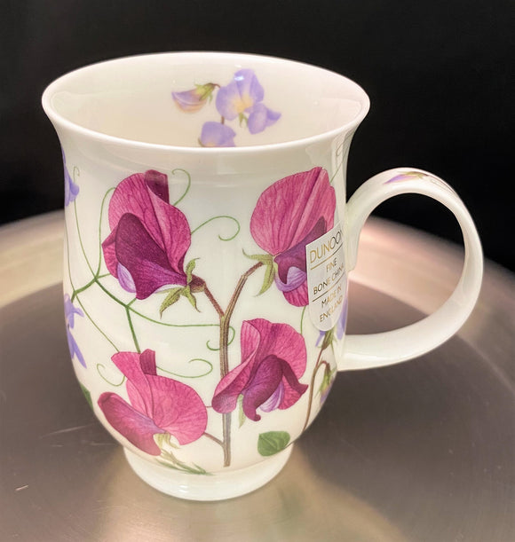 Dunoon Suffolk Purple Sweet Peas Mug
