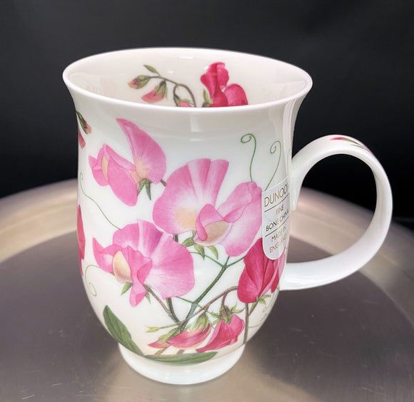 Dunoon Suffolk Pink Sweet Peas Mug
