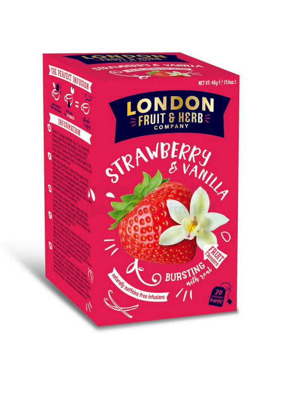 London Fruit & Herb Company Strawberry & Vanilla