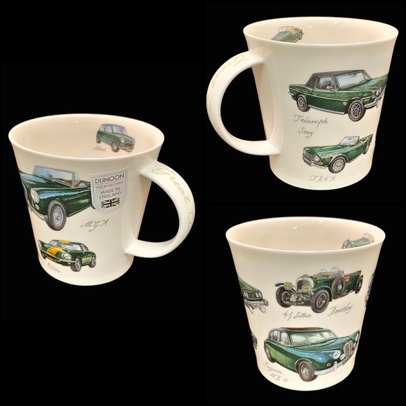 Dunoon Cairngorm Great Classic Cars Mug (Green)