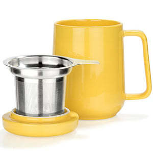 Peak Yellow Tea Mug & Infuser