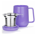 Peak Matte Purple Tea Mug & Infuser